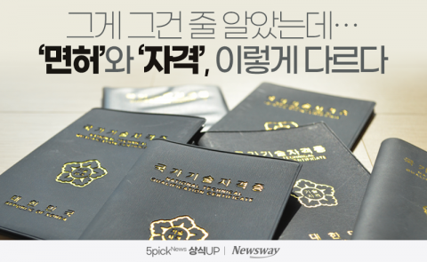 그게 그건 줄 알았는데···'면허'와 '자격', 이렇게 다르다