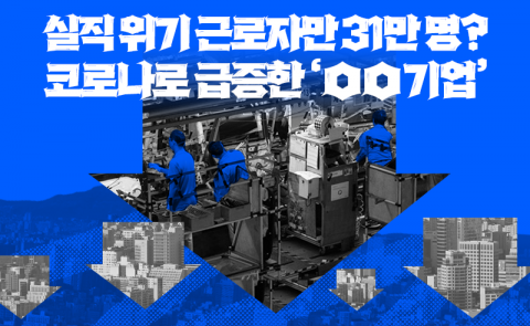 실직 위기 근로자만 31만 명? 코로나로 급증한 '○○기업'