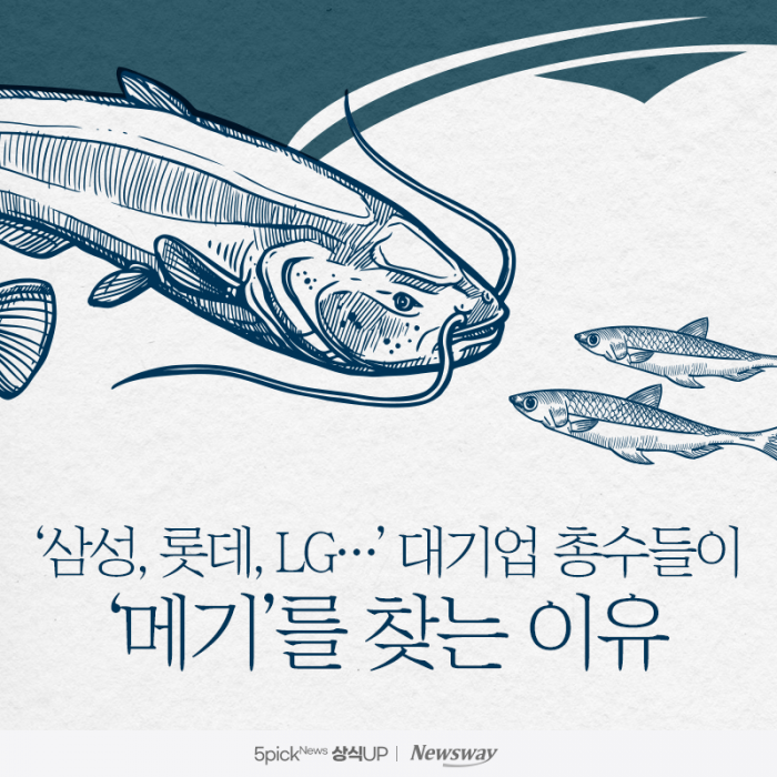 '삼성, 롯데, LG···' 대기업 총수들이 '메기'를 찾는 이유 기사의 사진