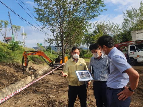 주순선 광양시 부시장, 급수시설 현장 점검
