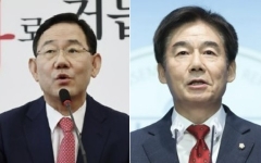 국민의힘 새 원내대표 경선, 주호영·이용호 2파전 확정