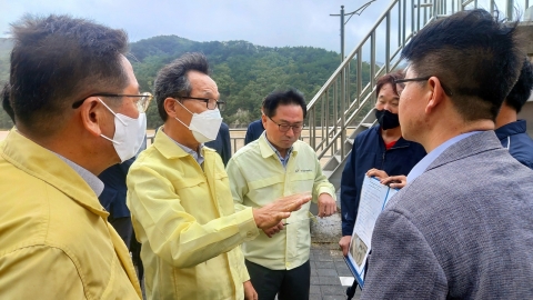 농어촌공사 이병호 사장, 경북지역 태풍피해 현장 방문