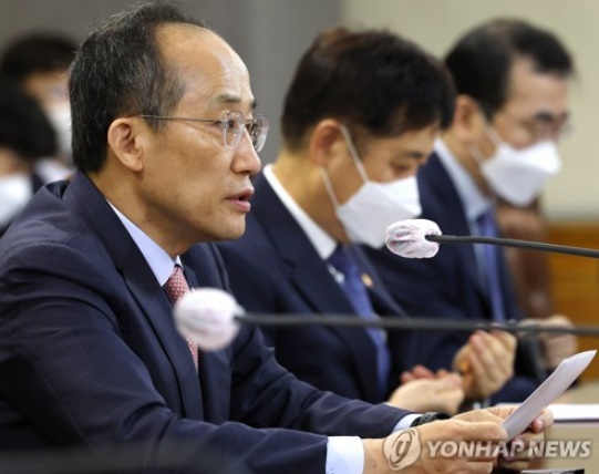 추경호 "국책은행·외평기금 동원해 기업 선물환 매입"