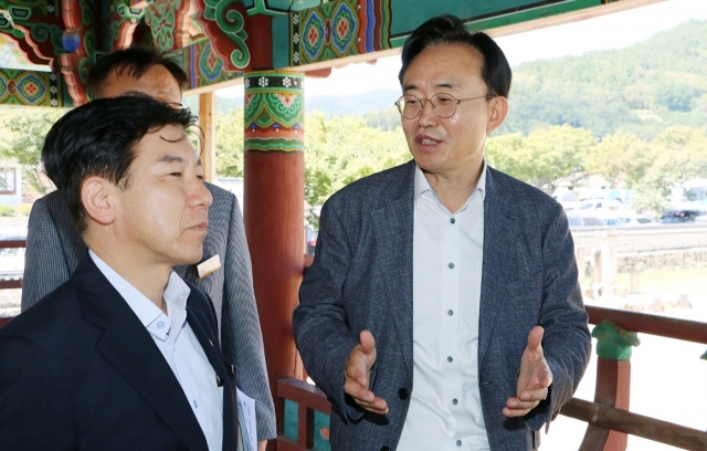 윤병태 나주시장, 기재부 2차관과 국비 현안 사업 현장 투어