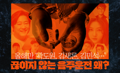 올해만 '곽도원, 김새론, 김민석···' 끊이지 않는 음주운전 왜?