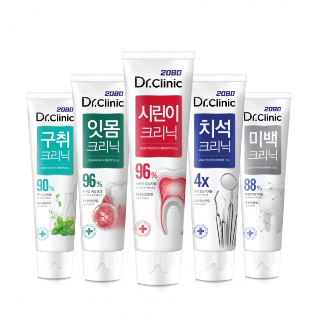 애경산업, 2080 닥터크리닉 치약 4개월 만에 100만개 판매고