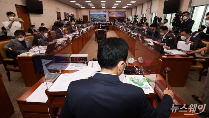 국정감사 현장. 사진=이수길 기자 leo2004@newsway.co.kr