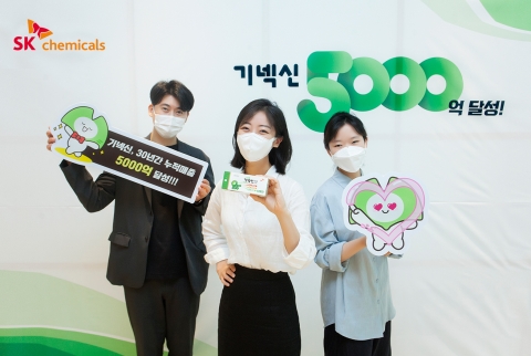 SK케미칼 '기넥신'···출시 30년만에 누적 매출액 5000억 돌파