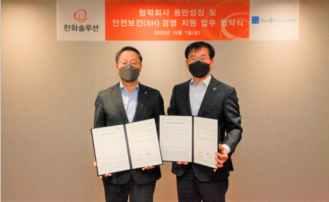 한화솔루션, 협력사 안전보건평가 상생 업무협약···&quot;ESG경영 확산&quot;