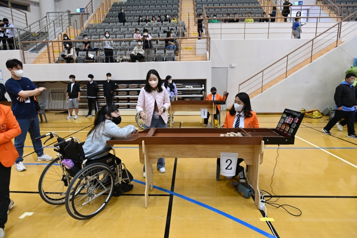 전남교육청이 7일 제4회 전라남도교육감기 장애학생체육대회를 개최하고 있다.