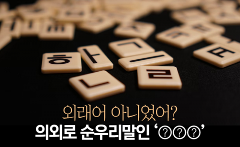 외래어 아니었어? 의외로 순우리말인 '○○○'