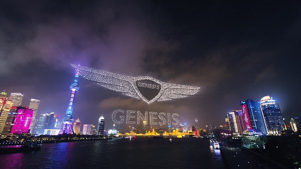 제네시스는 지난해 4월 중국 상하이 국제 크루즈 터미널에서 '제네시스 브랜드 나이트(Genesis Brand Night)'를 열고, 중국 고급차 시장을 겨냥한 브랜드 론칭을 공식화했다. 사진=제네시스 제공