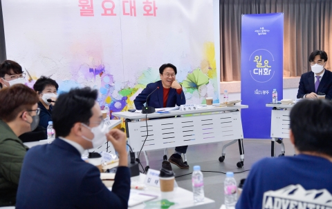 강기정 광주시장 &quot;테스트베드 등 생태계 혁신 통해 실험적 창업도시로&quot;
