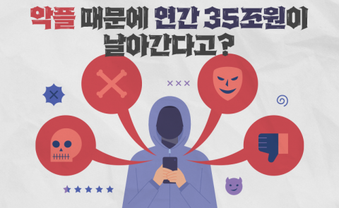 악플 때문에 연간 35조원이 날아간다고?