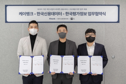 케이뱅크-KCD·KCS, 업무협약···개인사업자 대출 확대