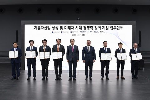 현대차그룹-정부-유관기관, 車 부품업계 전동화 전환 위해 맞손