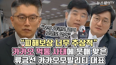 &quot;피해보상 너무 추상적&quot; 카카오 먹통 사태에 뭇매 맞은 류긍선 카카오모빌리티 대표