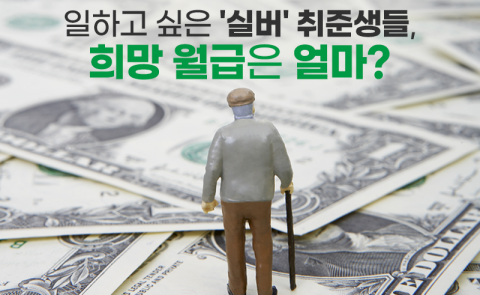 일하고 싶은 '실버' 취준생들, 희망 월급은 얼마?
