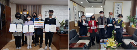 한국마사회 시흥지사, '경마고객 사랑의 기부함' 매칭 장학금 전달