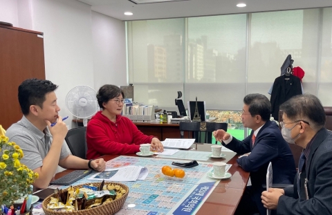 정인화 광양시장, 국회 방문 2023년 국비 확보 막바지 총력