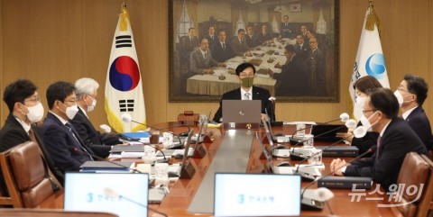 기준금리 인상 '속도조절'···성장률 '흔들'에 관심은 내년 기준금리(종합)