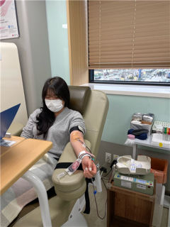 한국국토정보공사 나주지사, '헌혈 이어가기 행사' 동참