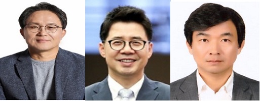 왼쪽부터 김철중 SK아이이이테크놀로지 사장, 박상규 SK엔무브 사장, 최영찬 SK온 사장