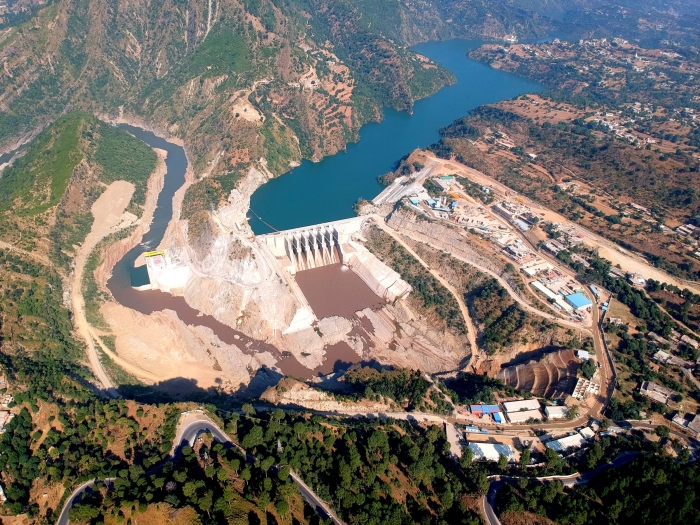 파키스탄 굴푸르 수력발전소 전경. 사진=DL이앤씨 제공