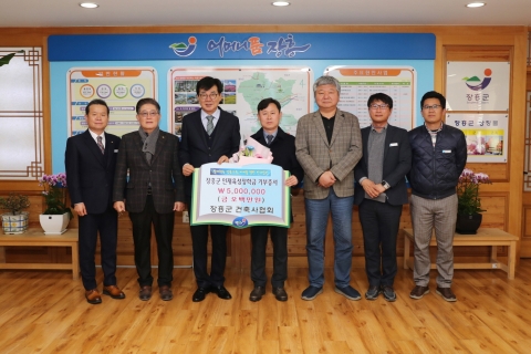 장흥군인재육성장학회에 훈훈한 장학금 기부 소식 이어져