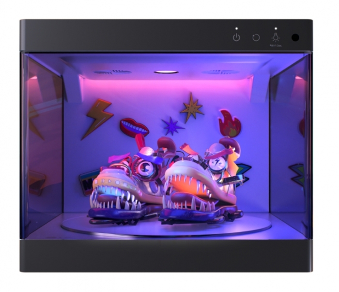 LG 스타일러 슈케이스와 몬스터 슈즈를 함께 전시한 컨셉 이미지. 사진=LG전자 제공