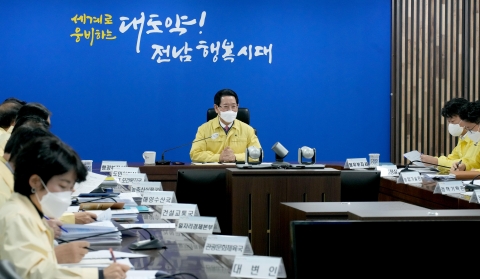 김영록 전남도지사, 대설·한파 신속 복구 지시