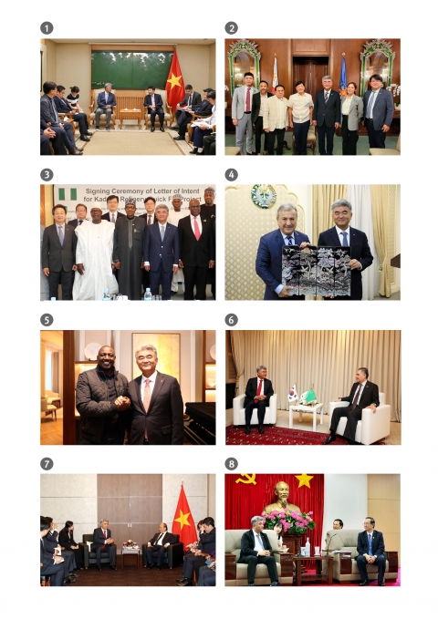 정원주 중흥그룹 부회장, 대우건설 해외시장 확대 광폭 지원