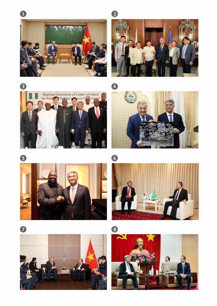 정원주 중흥그룹 부회장, 대우건설 해외시장 확대 광폭 지원 기사의 사진