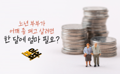 노년 부부가 어깨 좀 펴고 살려면 한 달에 얼마 필요?