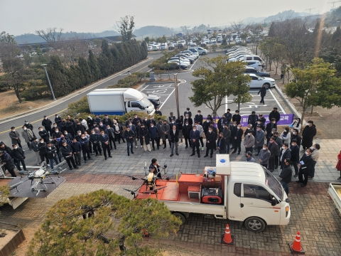 신안군, 드론 이착륙시설 품평회 개최