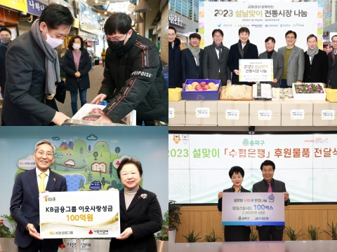은행권, 설 명절 맞아 금융지원부터 나눔행사까지···온정 나눔 활발