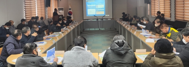 함평군, '학교·월야면 도시침수 예방사업 주민설명회' 개최