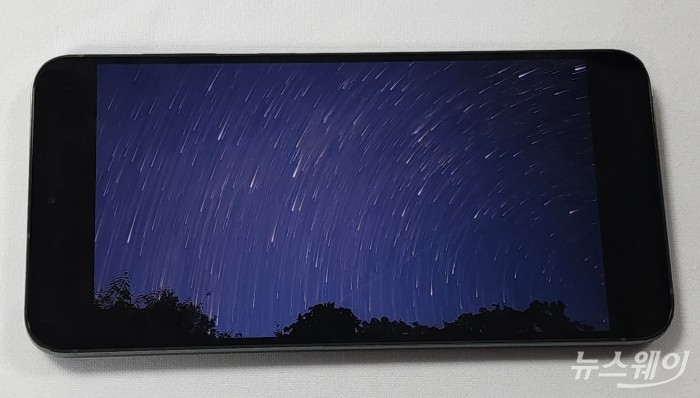 삼성전자의 신제품 갤럭시S23 울트라로 촬영한 밤하늘 모습. 사진=이지숙 기자