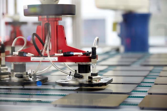 한화큐셀 퍼크 셀 제조 공정. 사진제공=한화큐셀