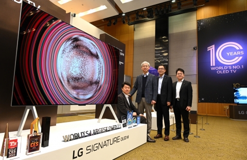 OLED TV 10년 LG전자, "TV 시장 역사 바꿨다"