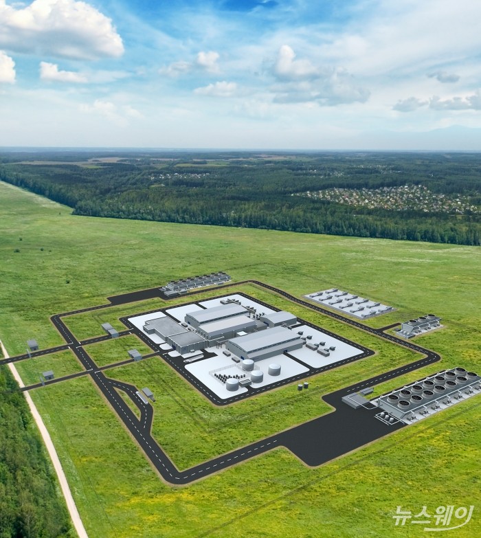 뉴스케일파워 SMR 발전소 조감도. 사진=뉴스케일파워 제공