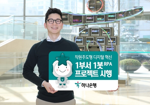 하나은행, 로봇 자동화(RPA) 프로그램 개발 플랫폼 구축