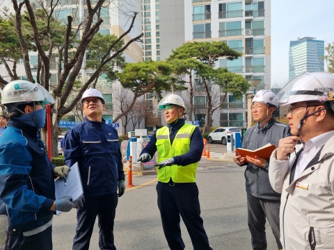한전KDN, 경영진 해빙기 안전점검···현장 안전 강화 유도