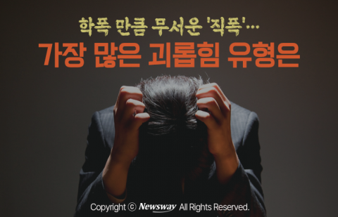 학폭 만큼 무서운 '직폭'···가장 많은 괴롭힘 유형은