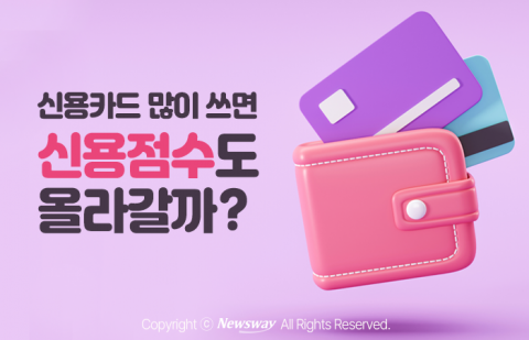 신용카드 많이 쓰면 신용점수도 올라갈까?