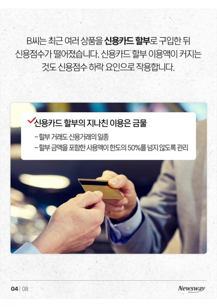 신용카드 많이 쓰면 신용점수도 올라갈까? 기사의 사진