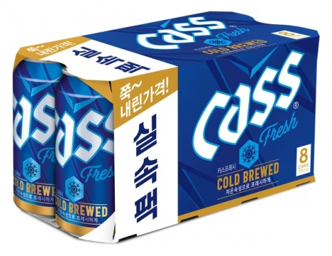 오비맥주, 카스 묶음상품 용량 5ml 줄인다