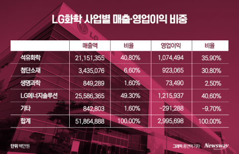 2차전지 분사 후···LG화학의 생존법