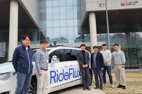 노면청소車, 안전하고 똑똑해진다···LGU+ '자율주행' 원팀 출범