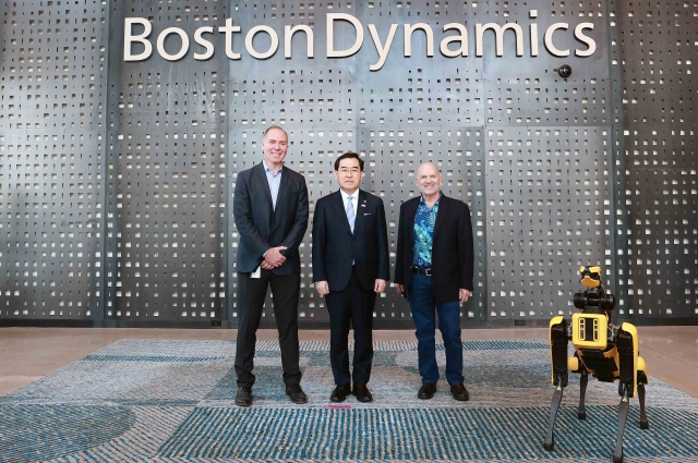 이창양 장관, 현대차 로봇 개발 핵심 발판 美 '보스턴 다이내믹스' 방문